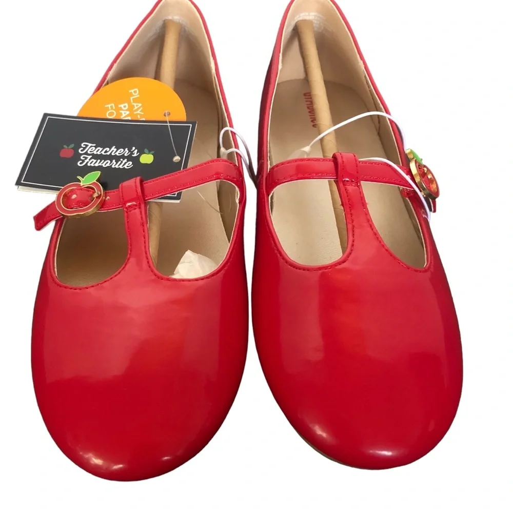 Gymboree Red Apple T-strap Mary Janes size 3 - Picture 5 of 15